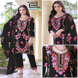 Embroidered Rayon Salwar Suit Set
